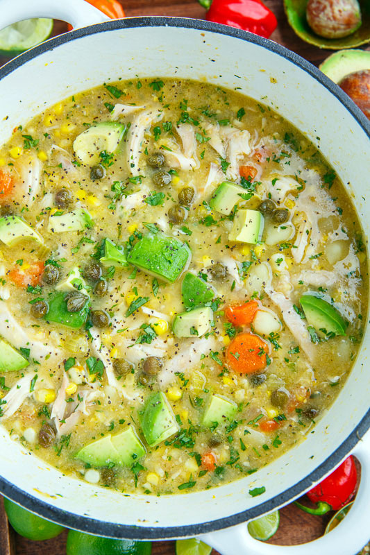 Colombian Chicken and Corn Soup (Ajiaco) Colombian Chicken and Corn Soup (Ajiaco)