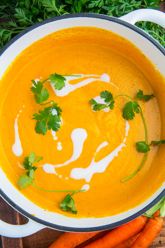 Creamy Curried Coconut Carrot Soup Creamy Curried Coconut Carrot Soup