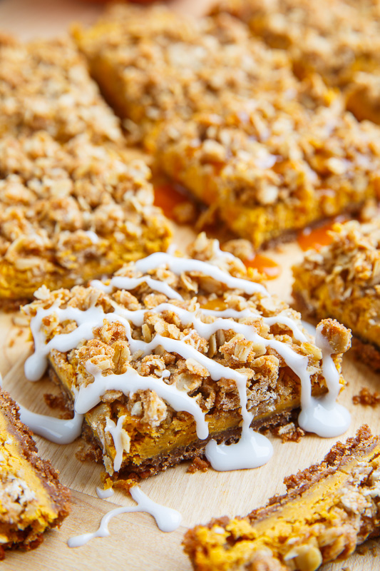 Pumpkin Cheesecake Gingersnap Streusel Bars Pumpkin Cheesecake Gingersnap Streusel Bars