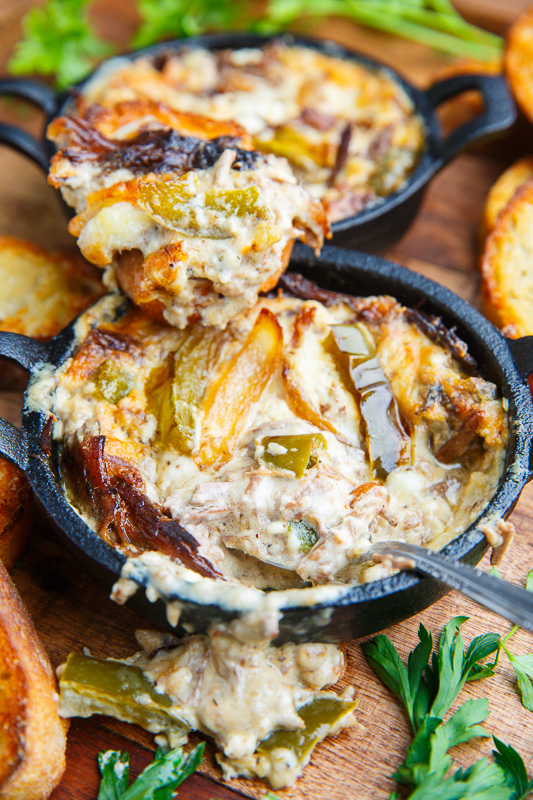 Pot Roast Beef Philly Cheese Steak Dip Pot Roast Beef Philly Cheese Steak Dip