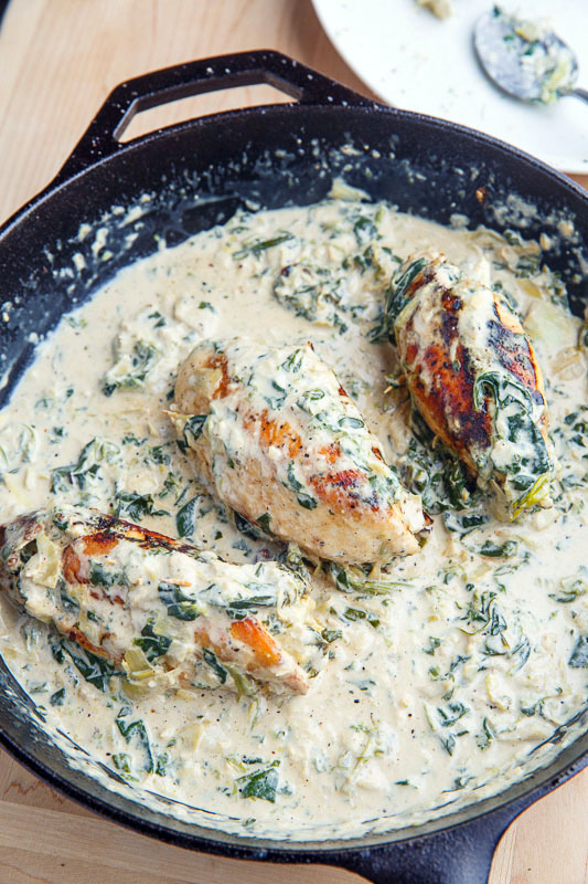 Spinach and Artichoke Stuffed Chicken Spinach and Artichoke Stuffed Chicken