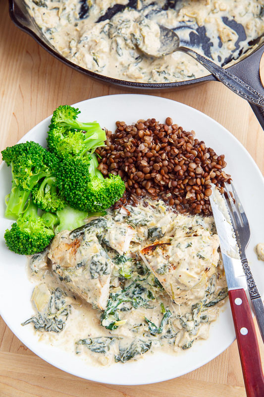Spinach and Artichoke Stuffed Chicken Spinach and Artichoke Stuffed Chicken