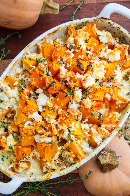 Butternut Squash and Feta Gratin Butternut Squash and Feta Gratin