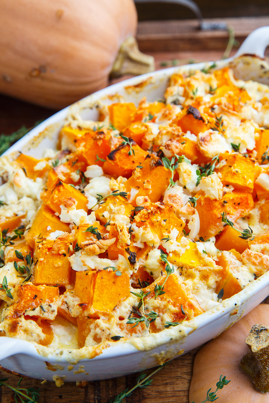 Butternut Squash and Feta Gratin Butternut Squash and Feta Gratin