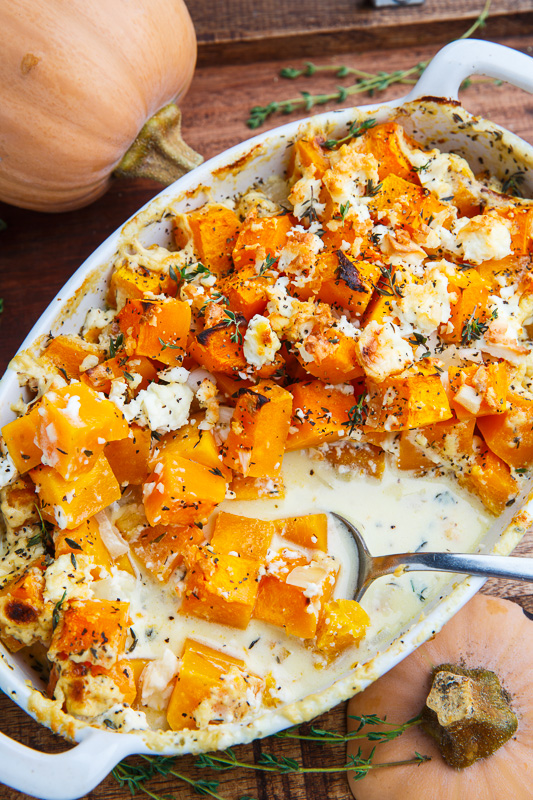 Butternut Squash and Feta Gratin Butternut Squash and Feta Gratin
