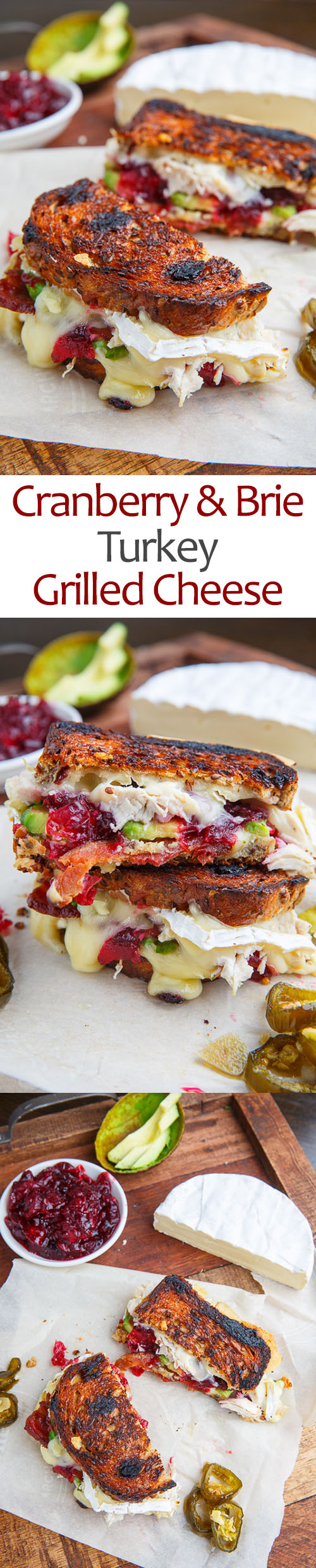 Cranberry and Brie Turkey Grilled Cheese with Avocado and Bacon Cranberry and Brie Turkey Grilled Cheese with Avocado and Bacon