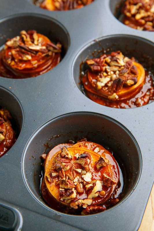 Muffin Pan Maple Pecan Sweet Potato Gratins Muffin Pan Maple Pecan Sweet Potato Gratins