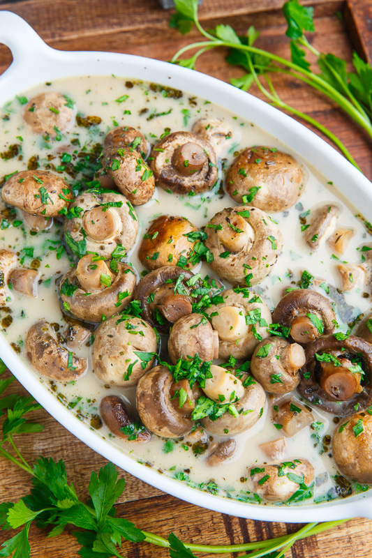 Slow Cooker Garlic Herb Mushrooms Slow Cooker Garlic Herb Mushrooms