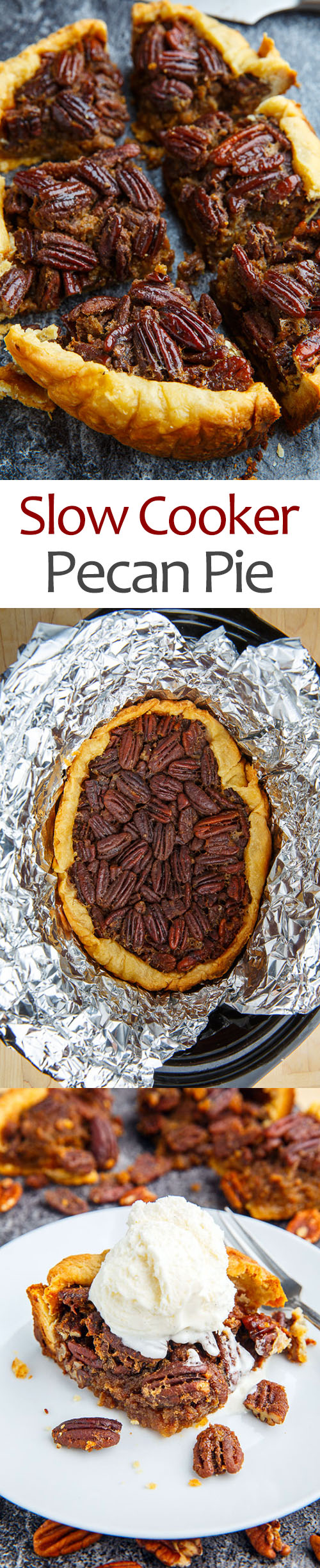 Slow Cooker Pecan Pie Slow Cooker Pecan Pie