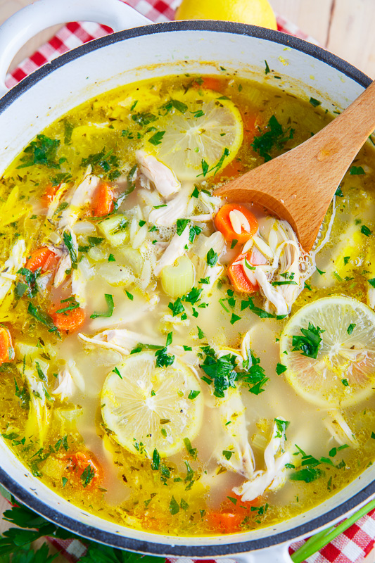 Lemon Chicken Orzo Soup Lemon Chicken Orzo Soup