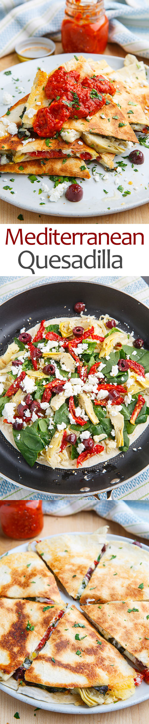 Mediterranean Quesadillas Mediterranean Quesadillas