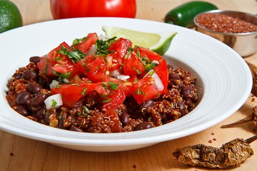 Mexican Quinoa and Beans with Pico de Gallo Mexican Quinoa and Beans with Pico de Gallo