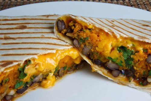 Pumpkin and Black Bean Burritos Pumpkin and Black Bean Burritos