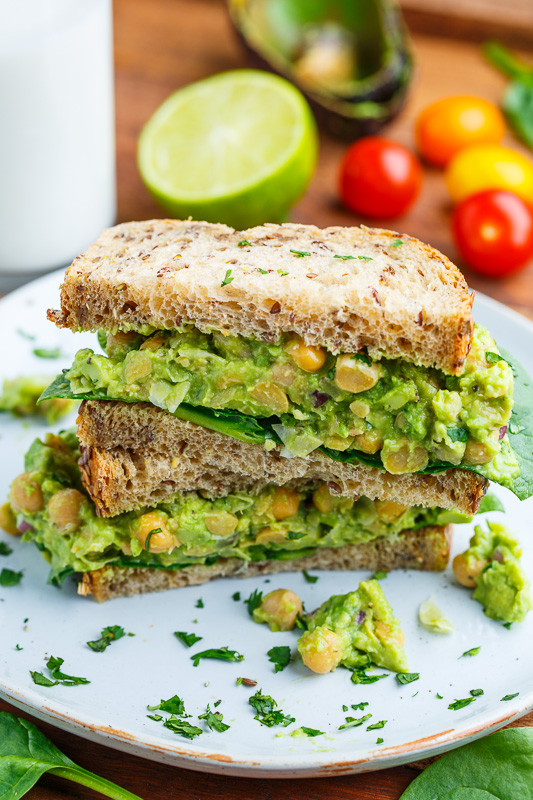 Smashed Chickpea and Avocado Sandwich Smashed Chickpea and Avocado Sandwich