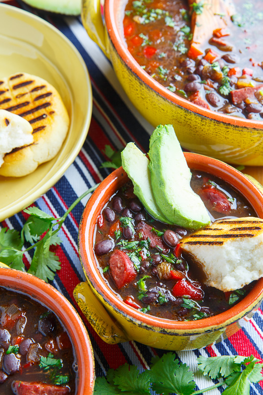 Venezuelan Black Bean and Chorizo Soup Venezuelan Black Bean and Chorizo Soup