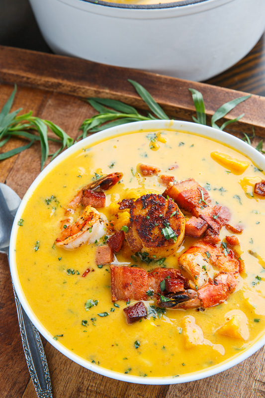 Cajun Sweet Potato Seafood Chowder Cajun Sweet Potato Seafood Chowder