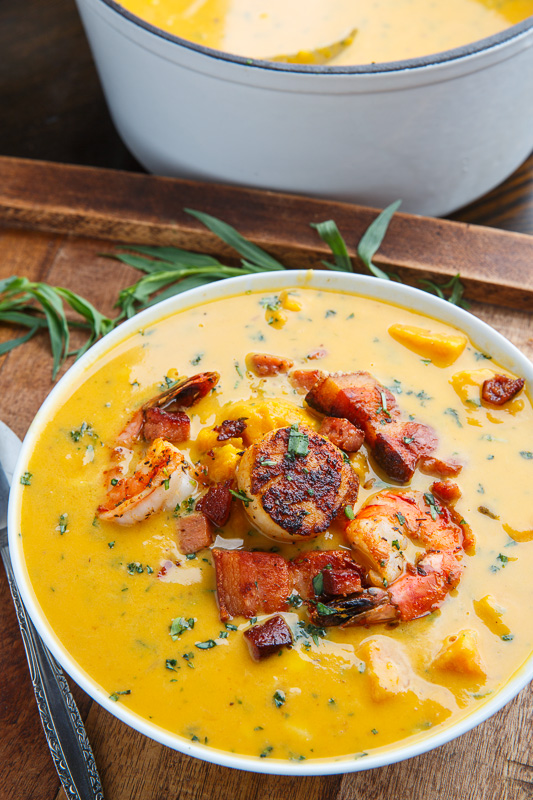 Cajun Sweet Potato Seafood Chowder Cajun Sweet Potato Seafood Chowder