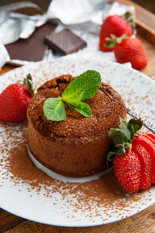 Dark Chocolate Lava Cakes Dark Chocolate Lava Cakes