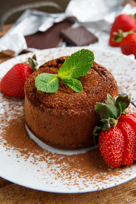 Dark Chocolate Lava Cakes Dark Chocolate Lava Cakes