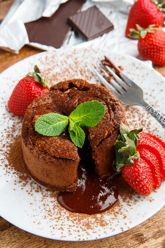 Dark Chocolate Lava Cakes Dark Chocolate Lava Cakes