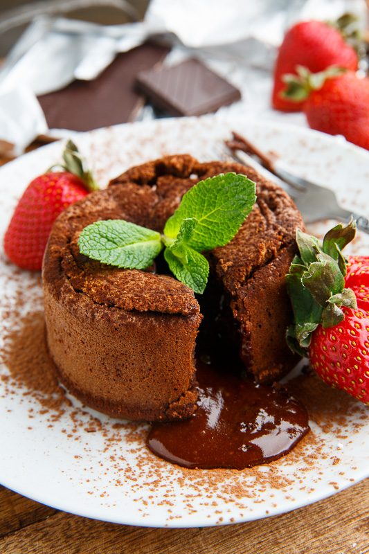 Dark Chocolate Lava Cakes Dark Chocolate Lava Cakes