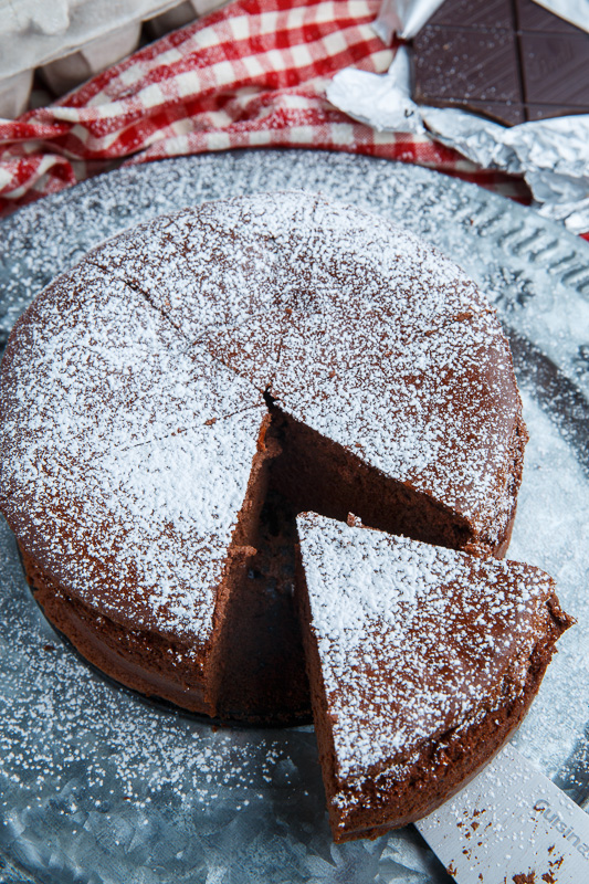 Dark Chocolate Souffle Cheesecake Dark Chocolate Souffle Cheesecake