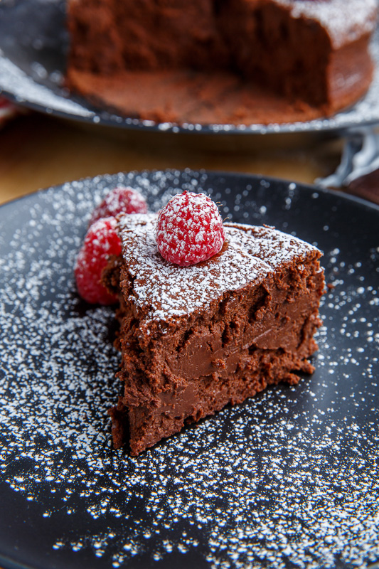 Dark Chocolate Souffle Cheesecake Dark Chocolate Souffle Cheesecake