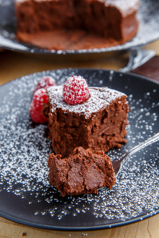 Dark Chocolate Souffle Cheesecake Dark Chocolate Souffle Cheesecake