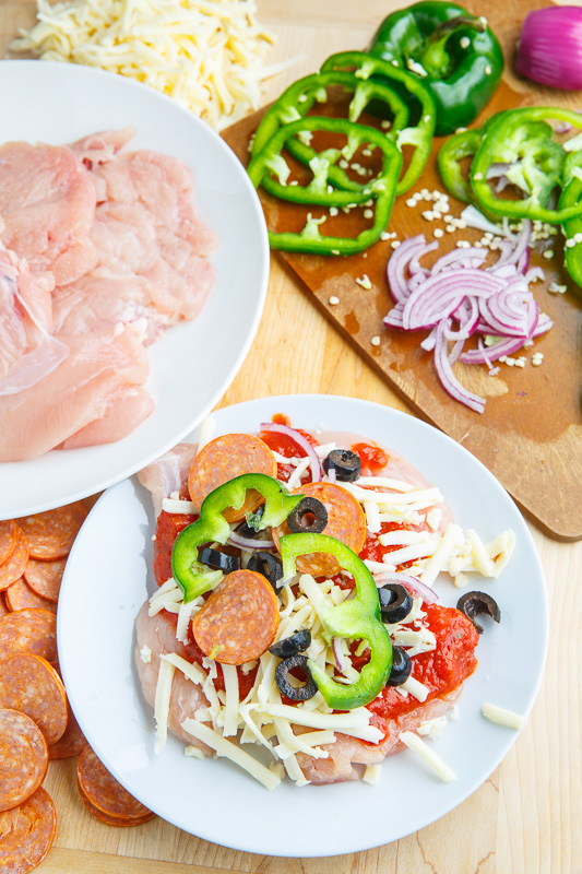 Pizza Stuffed Chicken Pizza Stuffed Chicken