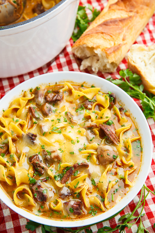 Slow Braised Beef Stroganoff Soup Slow Braised Beef Stroganoff Soup