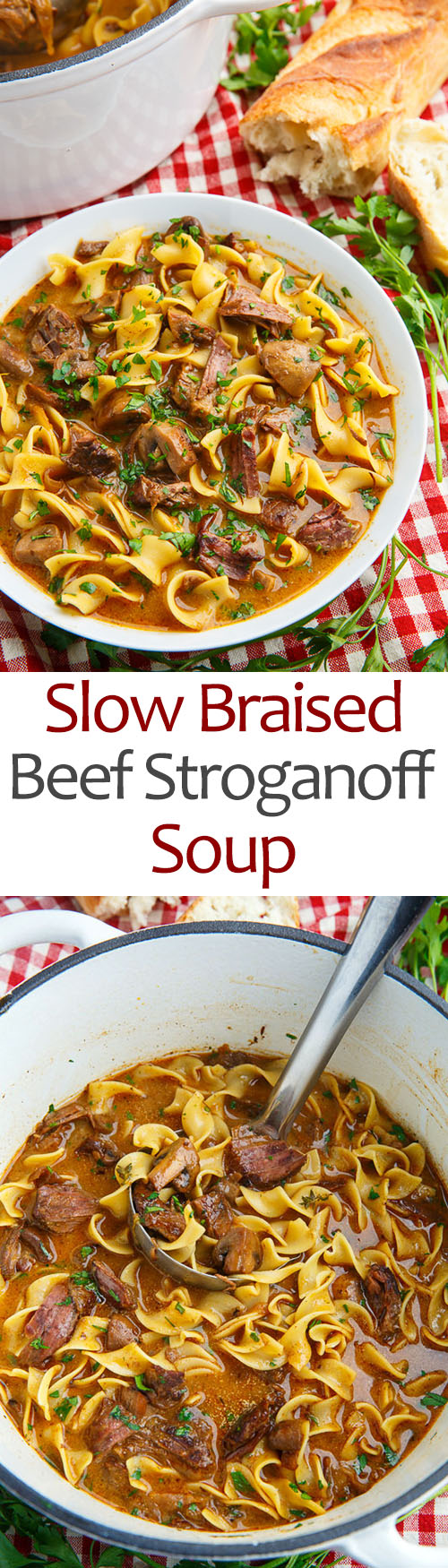 Slow Braised Beef Stroganoff Soup Slow Braised Beef Stroganoff Soup
