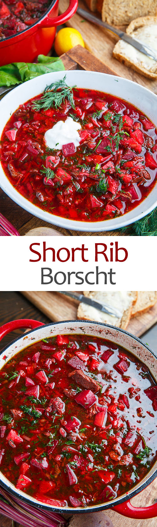 Beef Short Rib Borscht Beef Short Rib Borscht