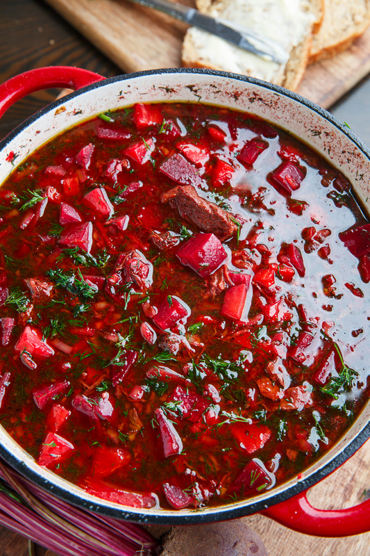 Beef Short Rib Borscht Beef Short Rib Borscht