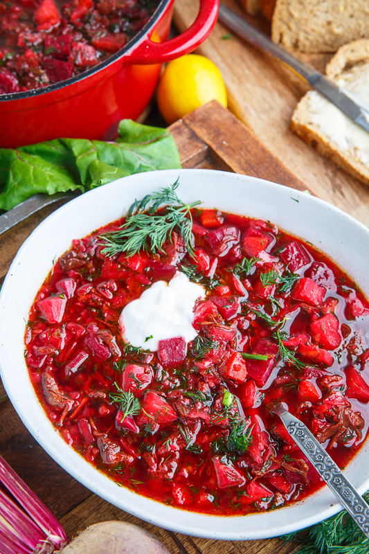 Beef Short Rib Borscht Beef Short Rib Borscht