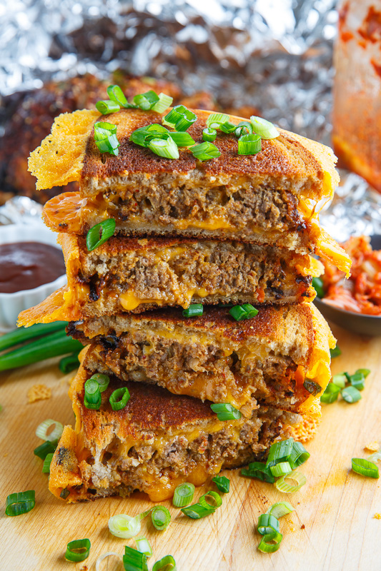 Korean Meatloaf Patty Melt