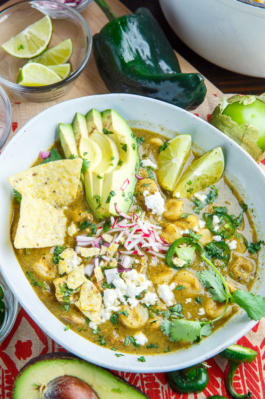 Pozole Verde de Pollo (Green Mexican Hominy and Chicken Soup) Pozole Verde de Pollo (Green Mexican Hominy and Chicken Soup)