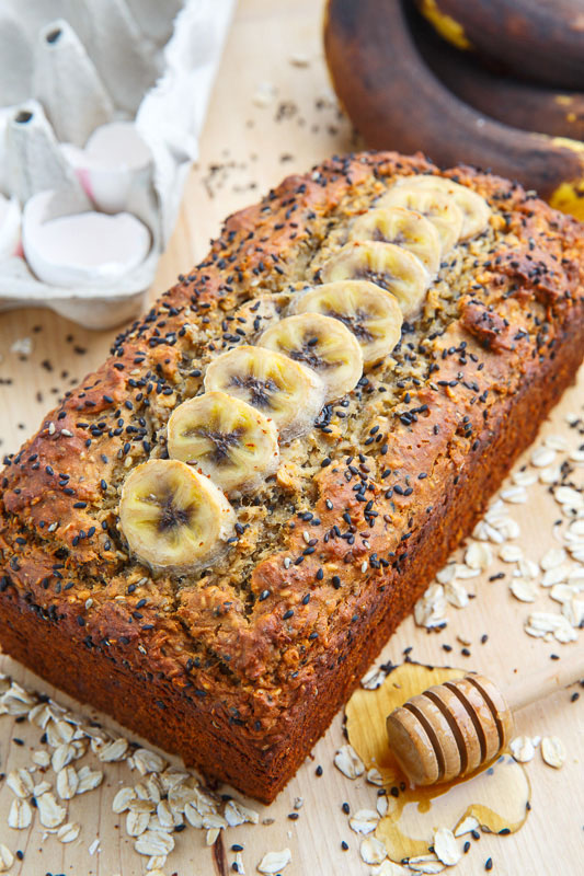 Sesame Chia Banana Bread with Honey and Tahini Sesame Chia Banana Bread with Honey and Tahini