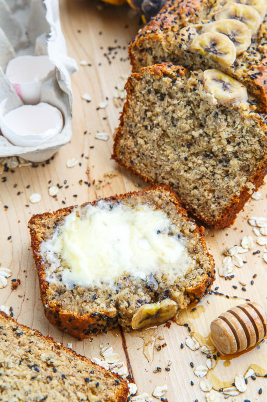 Sesame Chia Banana Bread with Honey and Tahini Sesame Chia Banana Bread with Honey and Tahini