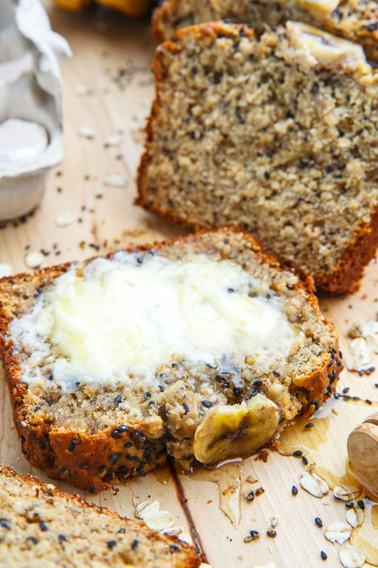 Sesame Chia Banana Bread with Honey and Tahini Sesame Chia Banana Bread with Honey and Tahini