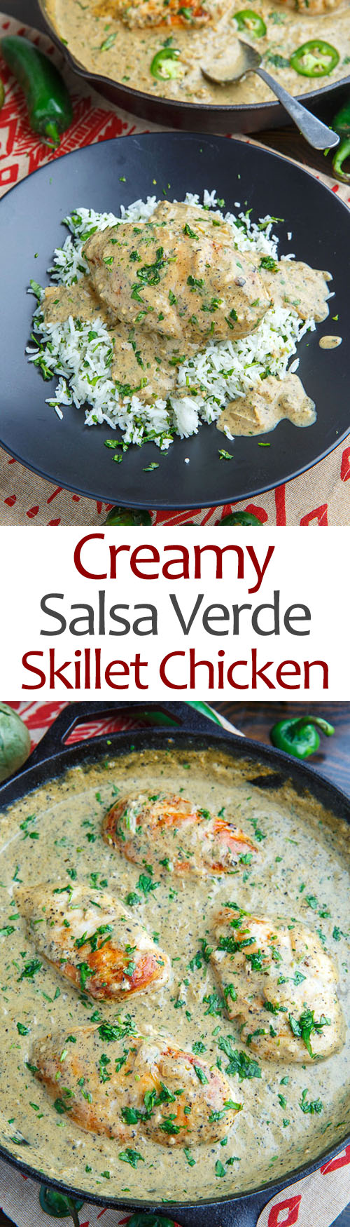 Creamy Salsa Verde Skillet Chicken Creamy Salsa Verde Skillet Chicken