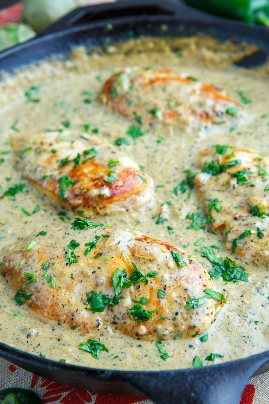 Creamy Salsa Verde Skillet Chicken Creamy Salsa Verde Skillet Chicken