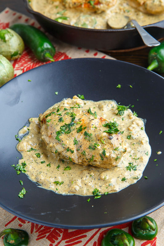 Creamy Salsa Verde Skillet Chicken Creamy Salsa Verde Skillet Chicken