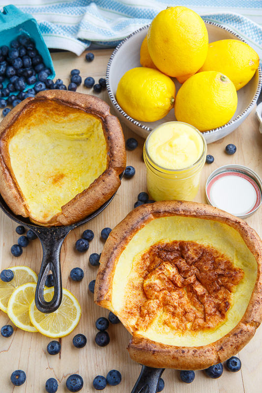 Dutch Babies with Lemon Curd and Blueberries Dutch Babies with Lemon Curd and Blueberries