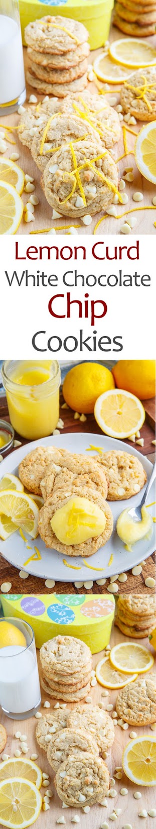 Lemon Curd White Chocolate Chip Cookies Lemon Curd White Chocolate Chip Cookies