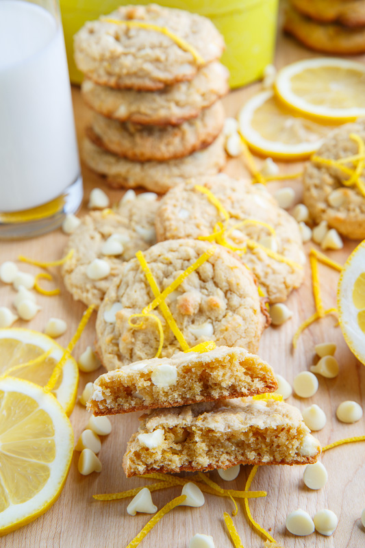 Lemon Curd White Chocolate Chip Cookies Lemon Curd White Chocolate Chip Cookies