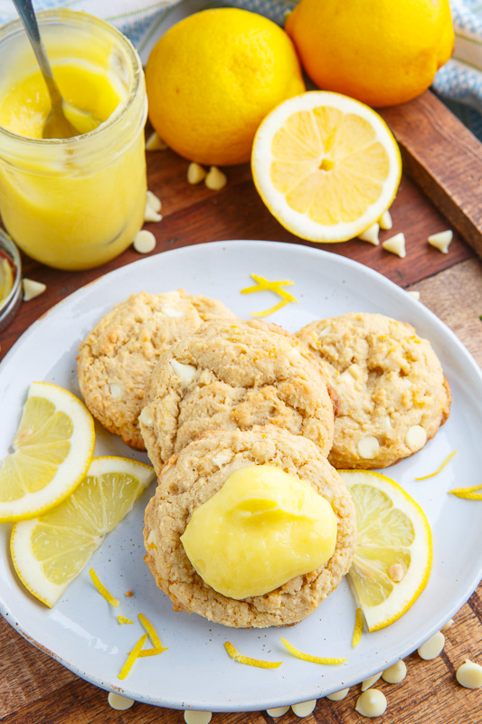 Lemon Curd White Chocolate Chip Cookies Lemon Curd White Chocolate Chip Cookies