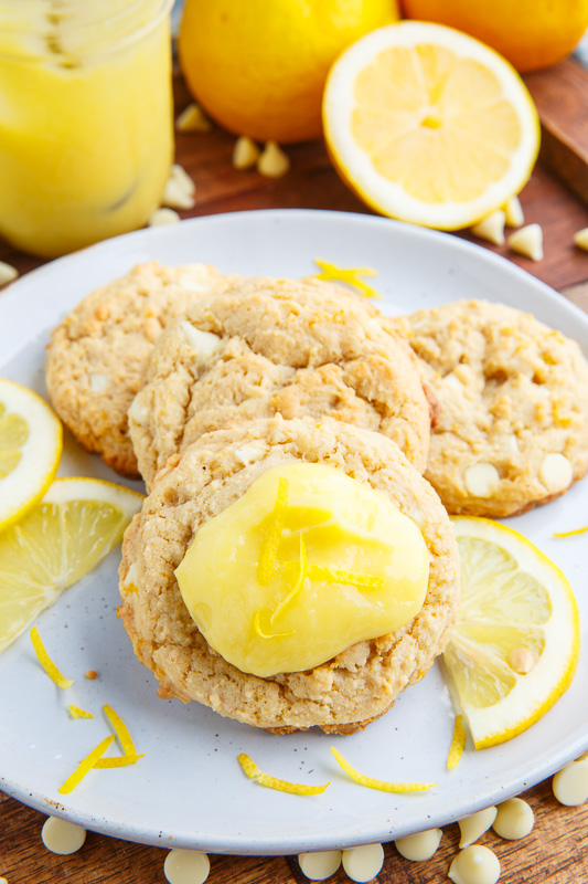 Lemon Curd White Chocolate Chip Cookies Lemon Curd White Chocolate Chip Cookies