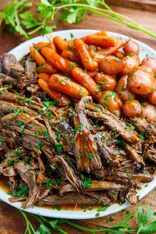 Slow Cooker Balsamic Glazed Roast Beef Slow Cooker Balsamic Glazed Roast Beef