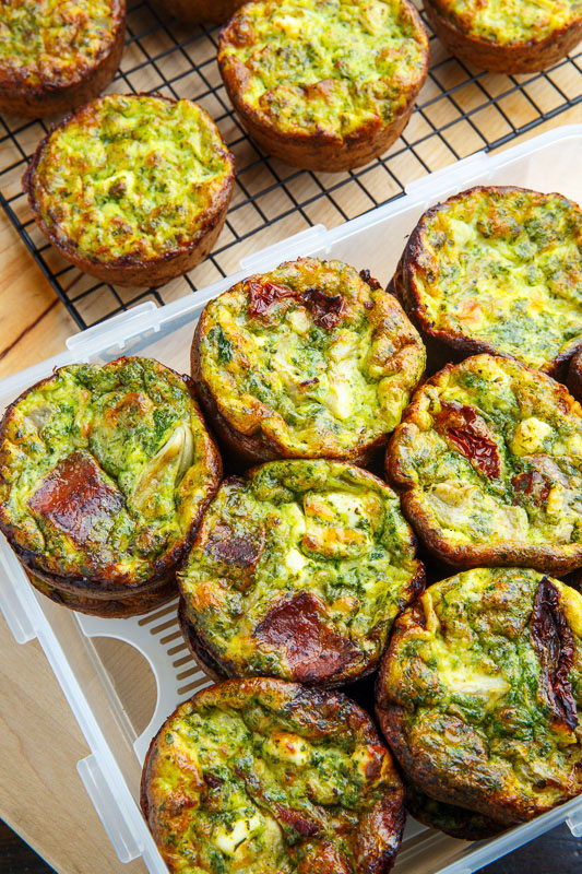 Spinach and Artichoke Egg Muffins Spinach and Artichoke Egg Muffins