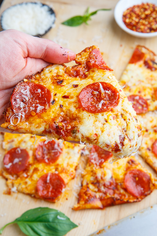 Crispy Tortilla Skillet Pizza Crispy Tortilla Skillet Pizza